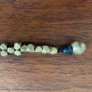 Indian Brass Bracelet with larger beads